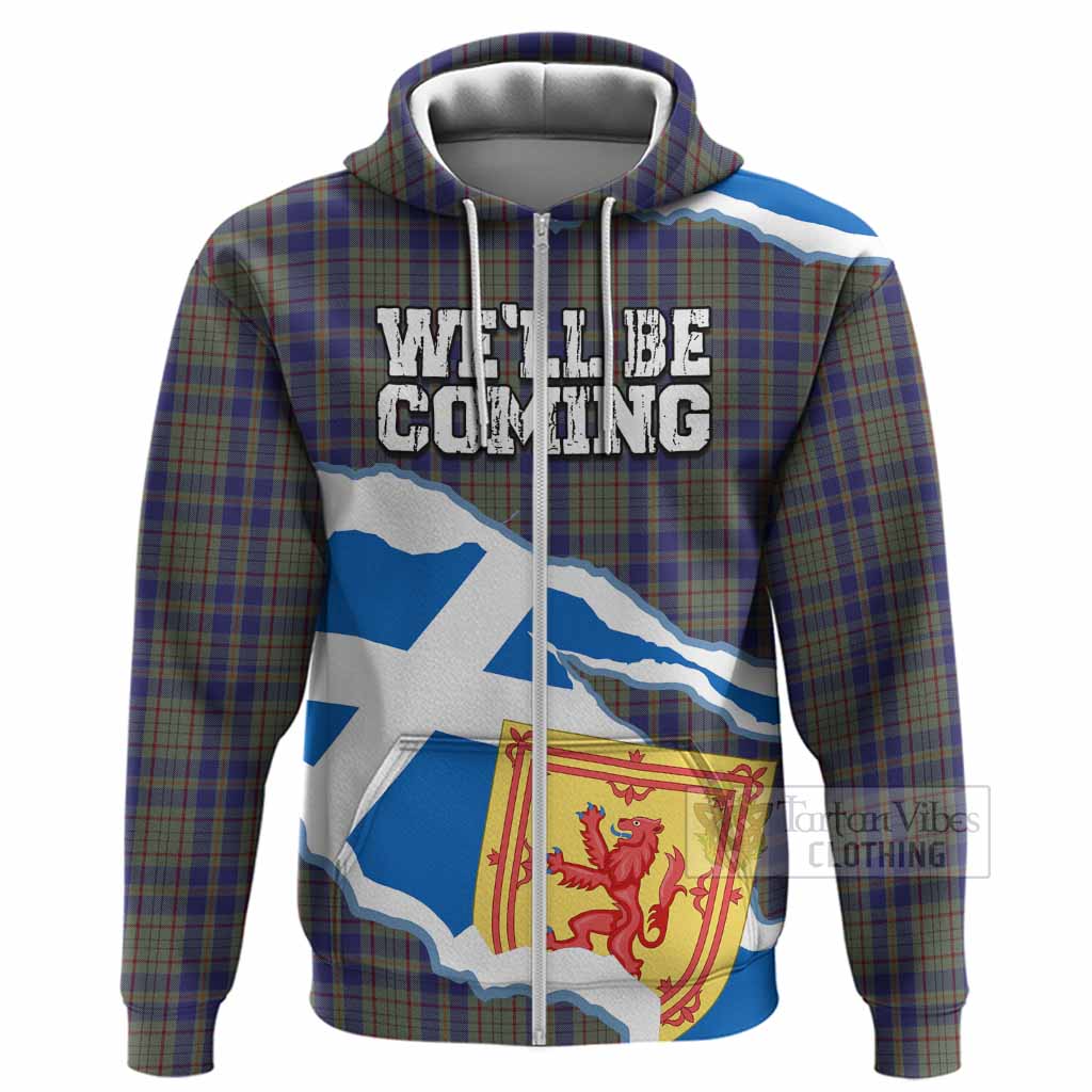 Kildare Scotland Football Tartan Hoodie We'll Be Coming