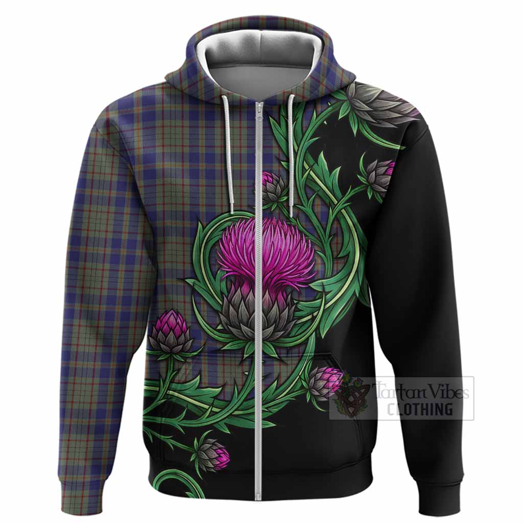 Kildare Tartan Hoodie Resilient Scottish Thistle