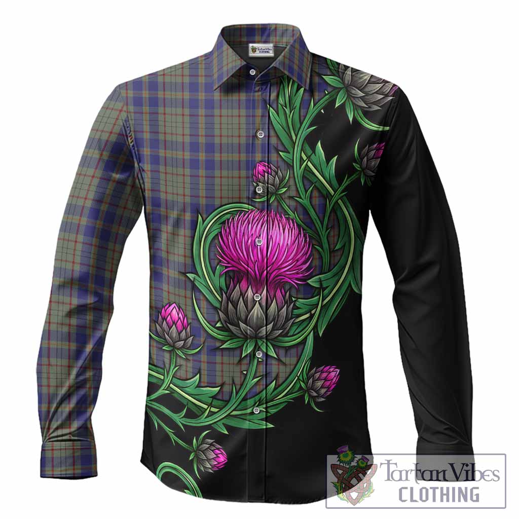 Kildare Tartan Long Sleeve Button Shirts Resilient Scottish Thistle
