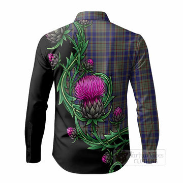 Kildare Tartan Long Sleeve Button Shirts Resilient Scottish Thistle