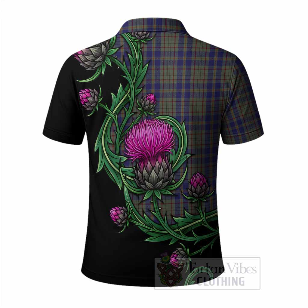 Kildare Tartan Polo Shirt Resilient Scottish Thistle