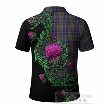 Kildare Tartan Polo Shirt Resilient Scottish Thistle