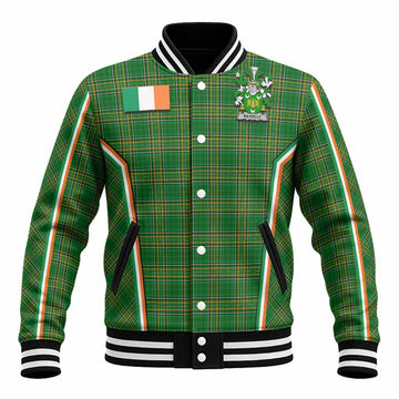 Kilkelly Irish Clan Coat of Arm Tartan Baseball Jacket Flag Style