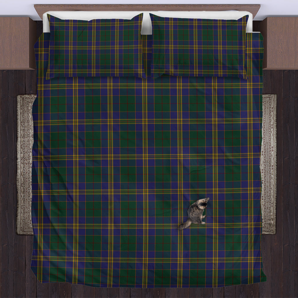 Kilkenny County Ireland Tartan Bedding Set UK Bedding Set - Tartan Vibes Clothing