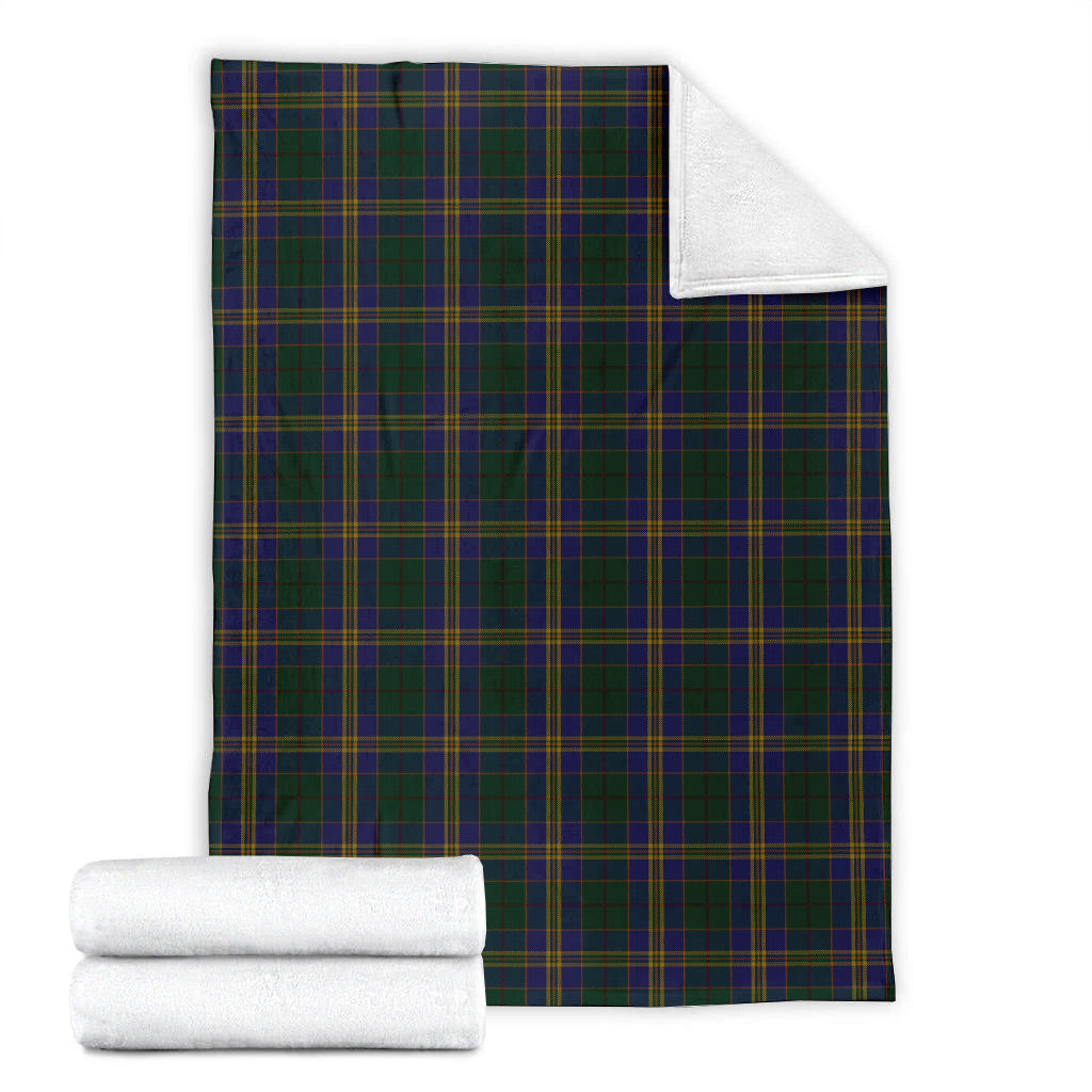Kilkenny County Ireland Tartan Blanket X-Large 59 x 79 inches 150 x 200 cm - Tartan Vibes Clothing