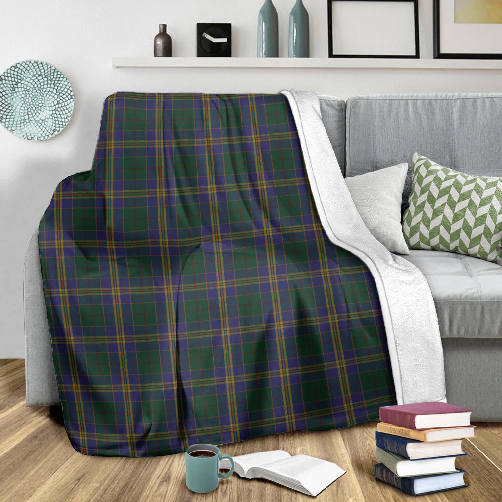 Kilkenny County Ireland Tartan Blanket - Tartan Vibes Clothing