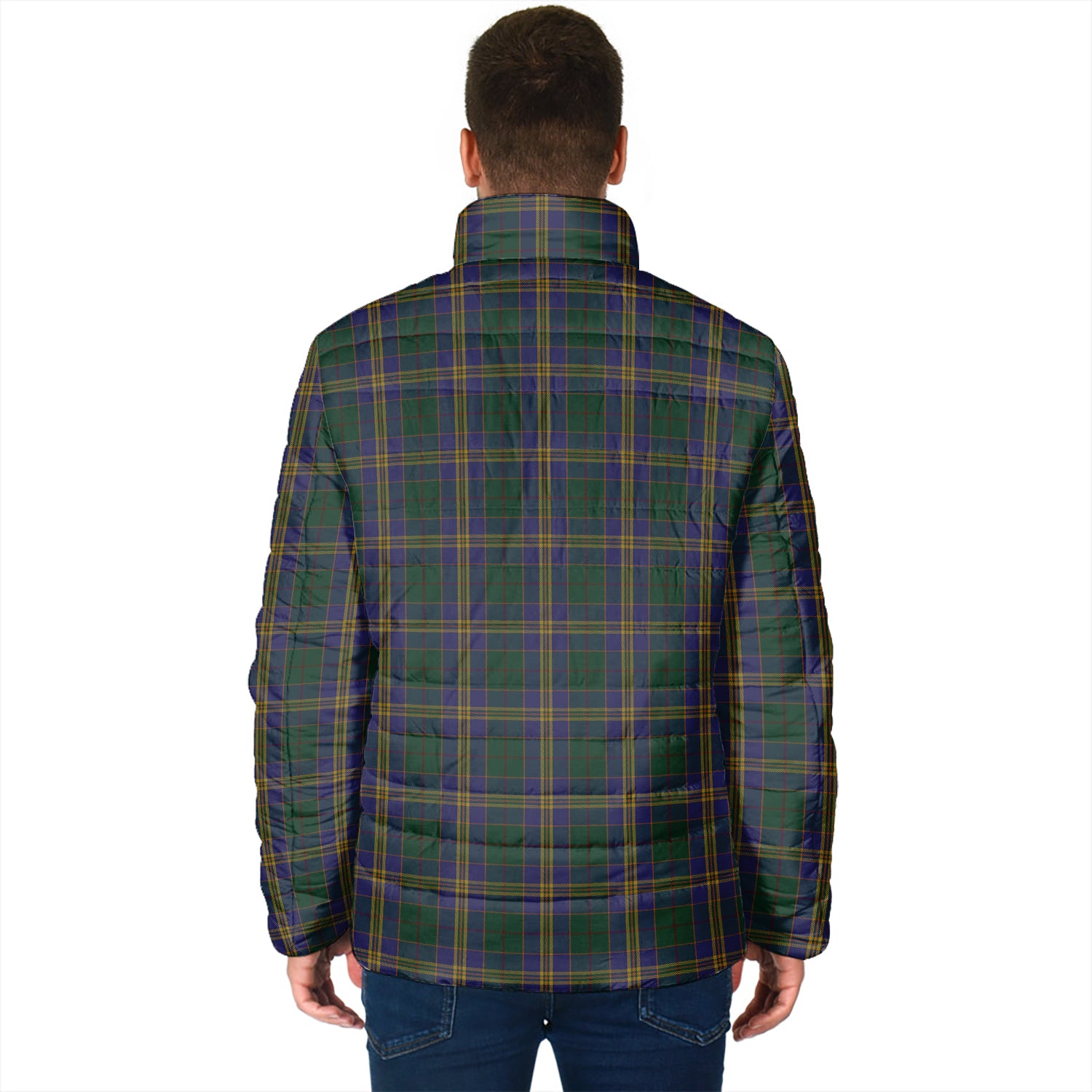 Kilkenny County Ireland Tartan Padded Jacket - Tartan Vibes Clothing