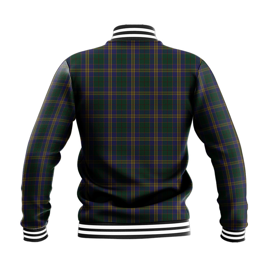 Kilkenny County Ireland Tartan Baseball Jacket - Tartan Vibes Clothing