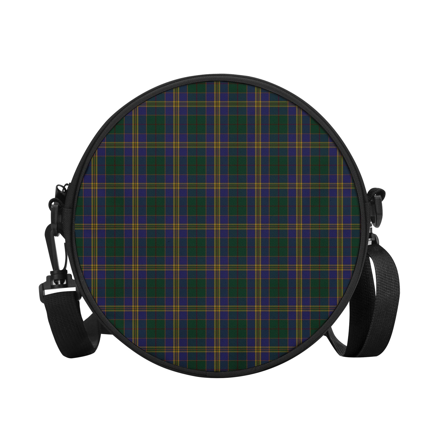 Kilkenny County Ireland Tartan Round Satchel Bags - Tartan Vibes Clothing