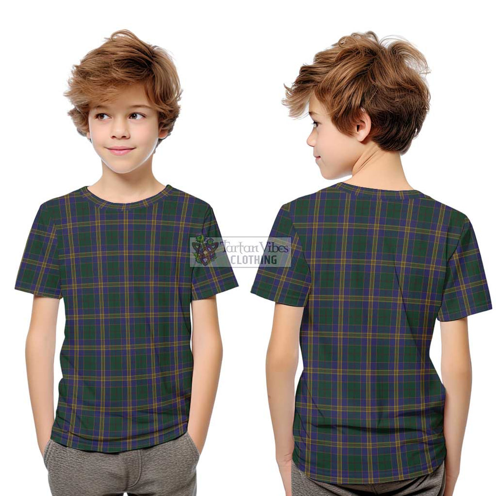 Kilkenny County Ireland Tartan Kid T-Shirt Youth XL Size14 - Tartanvibesclothing Shop