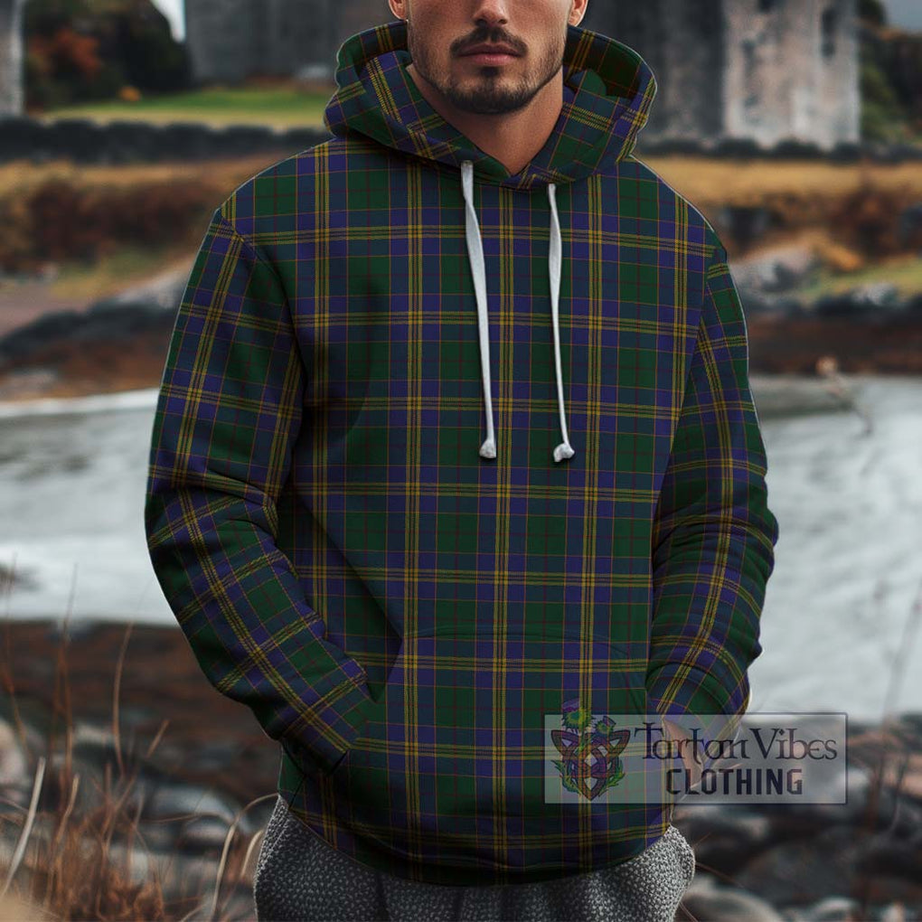 Kilkenny County Ireland Tartan Cotton Hoodie Pullover Hoodie XS - Tartan Vibes Clothing