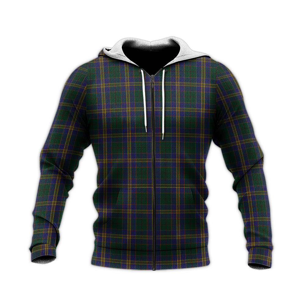 kilkenny-county-ireland-tartan-knitted-hoodie