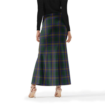 Kilkenny County Ireland Tartan Womens Full Length Skirt