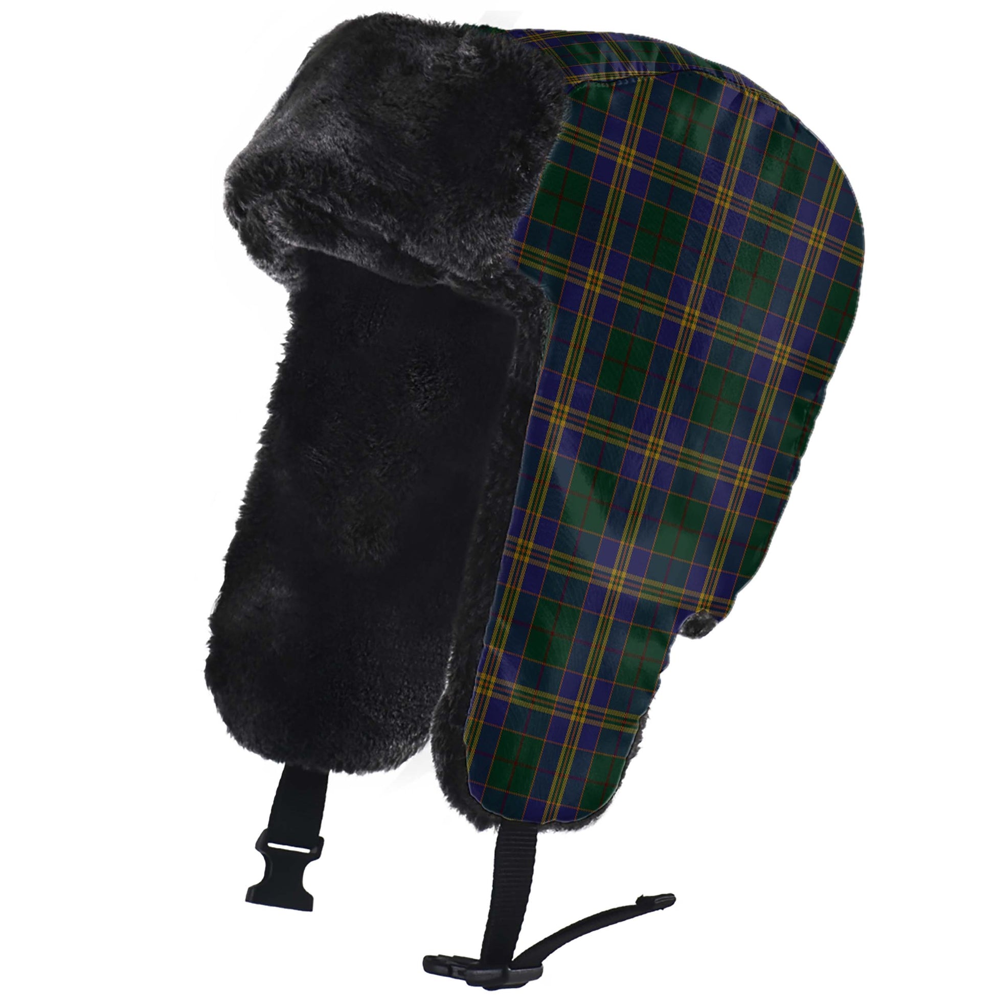 Kilkenny County Ireland Tartan Winter Trapper Hat - Tartanvibesclothing