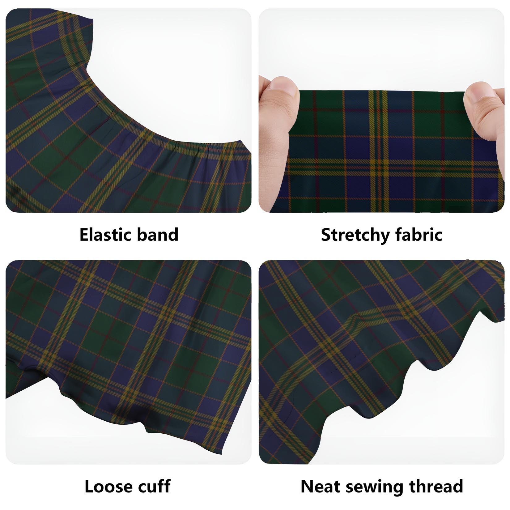 Kilkenny County Ireland Tartan Off Shoulder Long Dress - Tartan Vibes Clothing