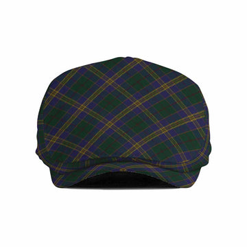 Kilkenny County Ireland Tartan Flat Cap, Jeff Cap Cross Style