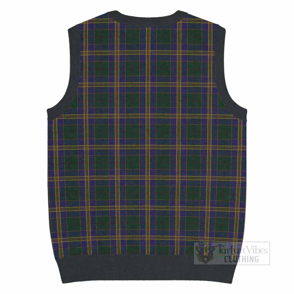 Kilkenny County Ireland Tartan Knitted V-Neck Vest - Tartan Vibes Clothing