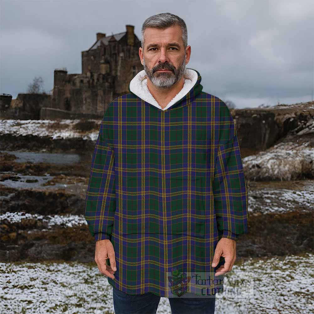 Kilkenny County Ireland Tartan Wearable Blanket - Tartan Vibes Clothing