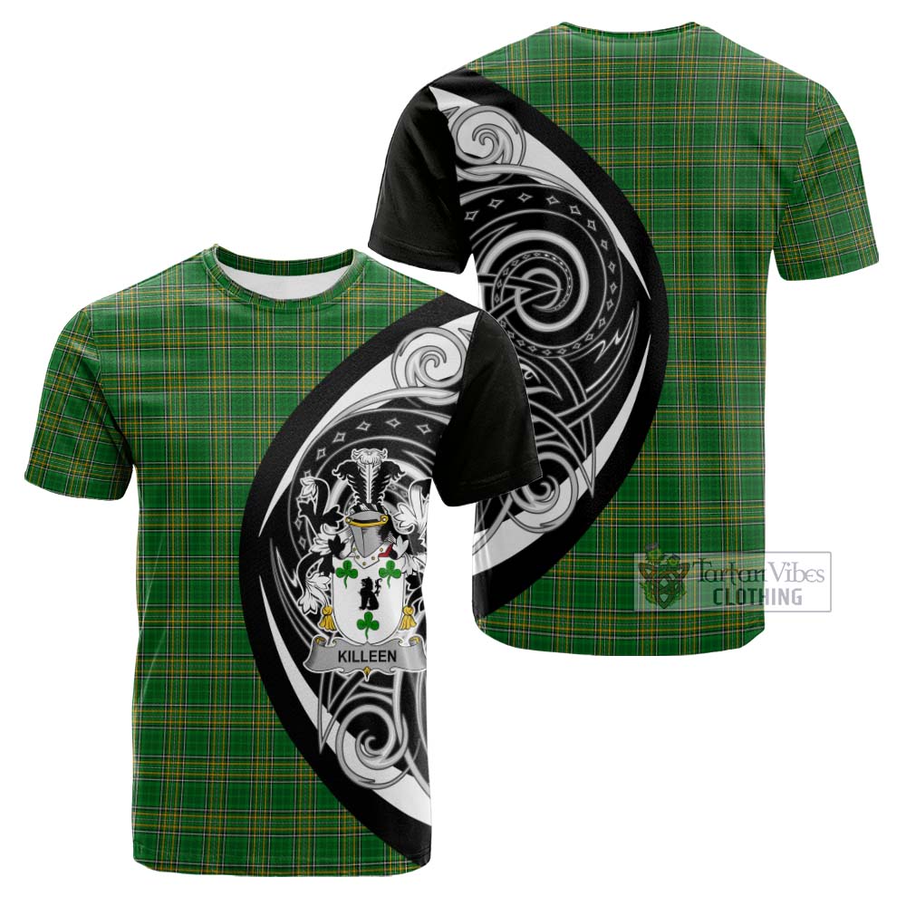 Killeen Irish Clan Cotton T-shirt Celtic Circle Style - Tartan Vibes Clothing