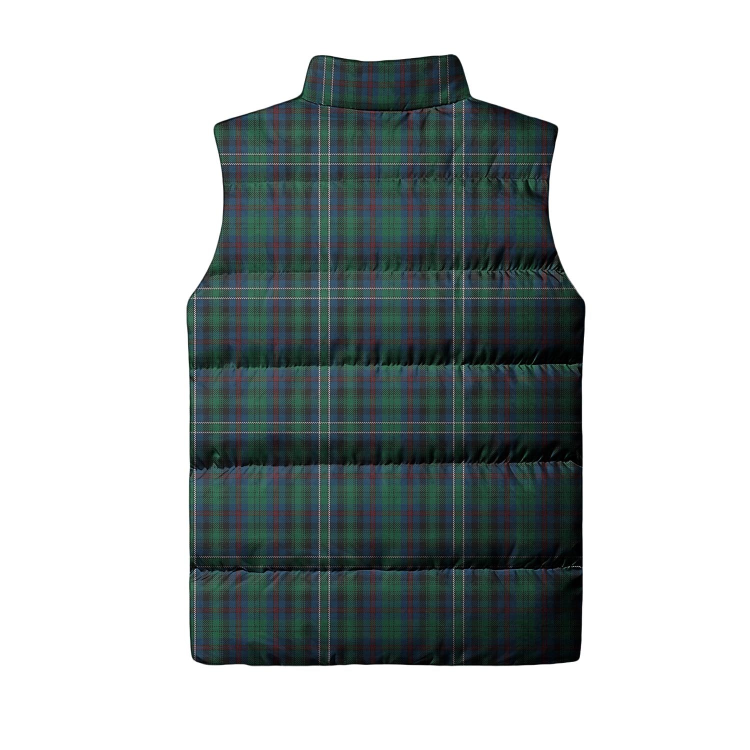 Killen Tartan Sleeveless Puffer Jacket Unisex L - Tartan Vibes Clothing