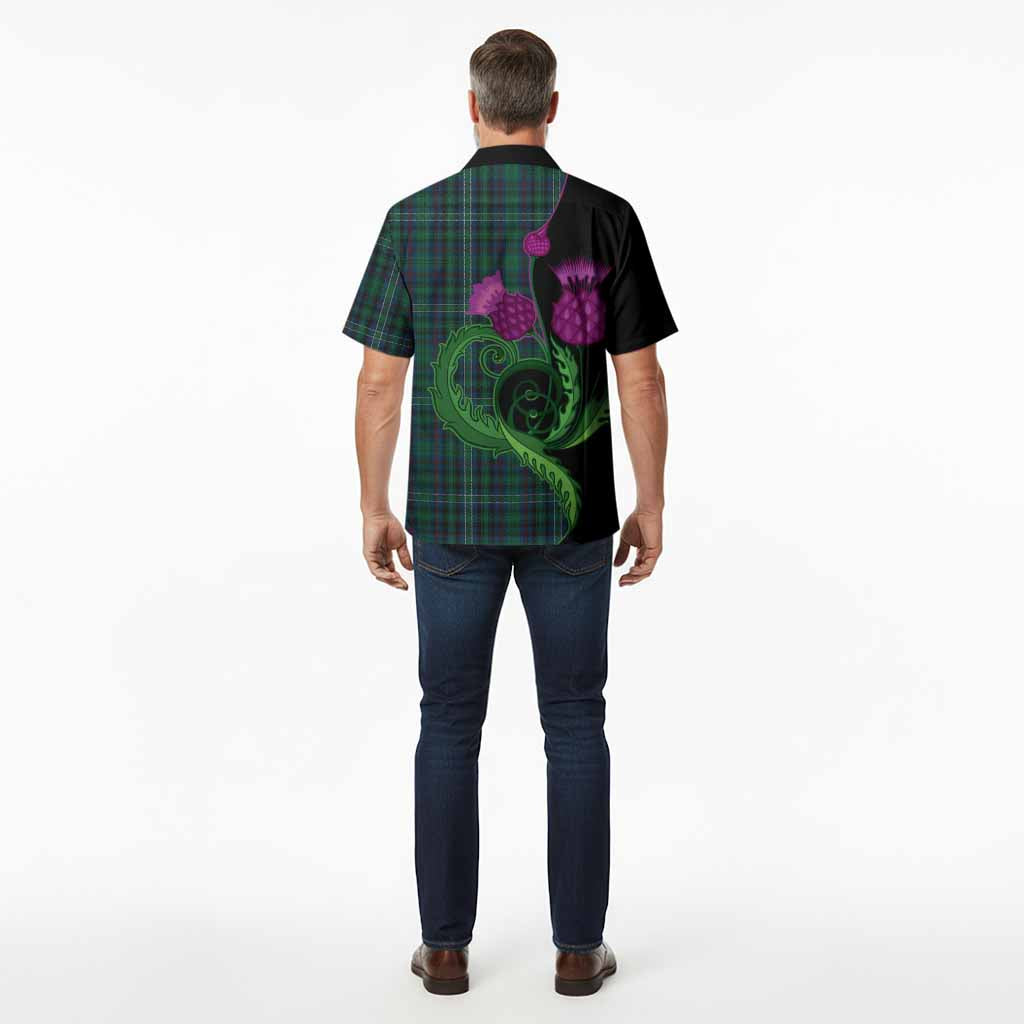 Killen Tartan Hawaiian Shirt Traditional Scottish Thistle