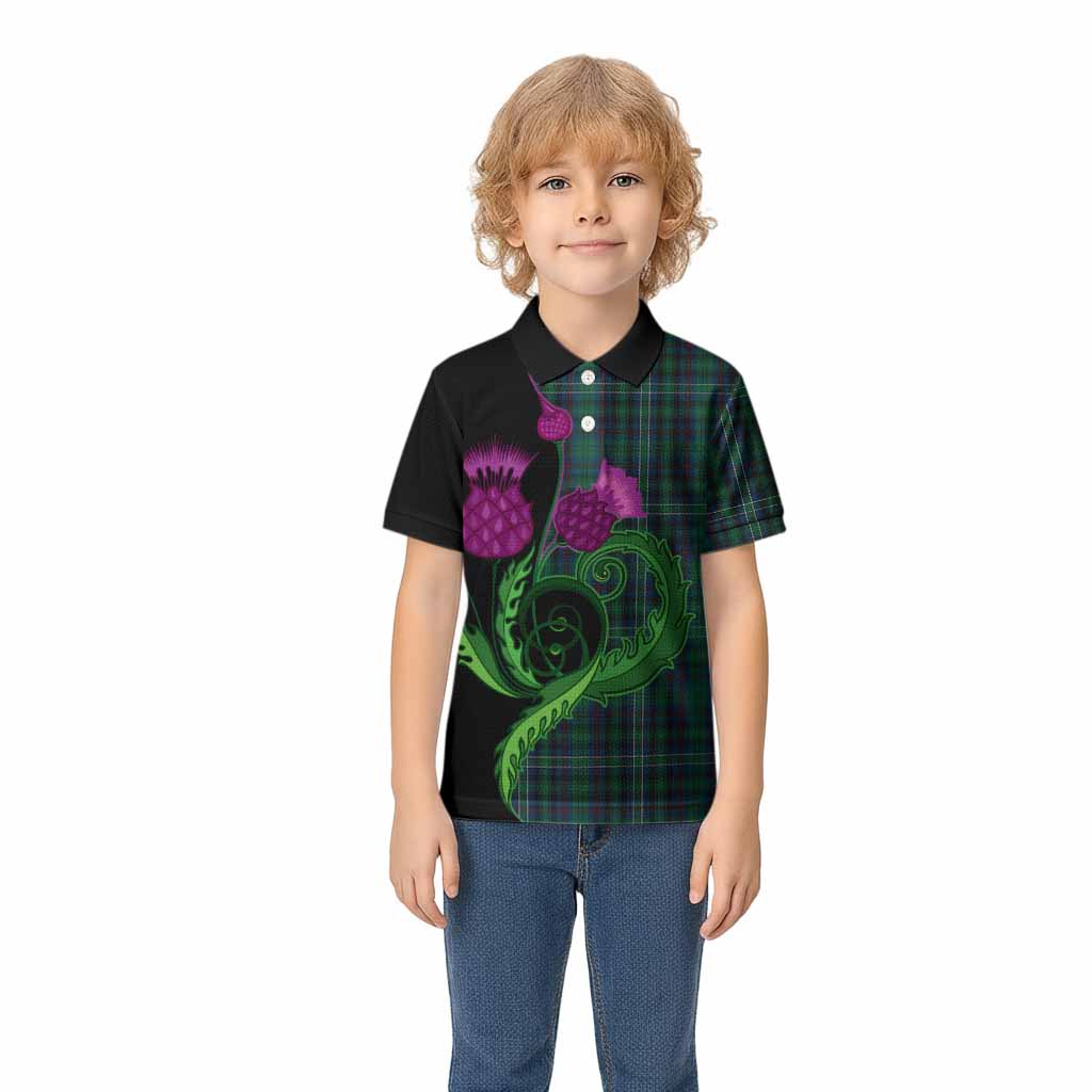 Killen Tartan Kid Polo Shirt Traditional Scottish Thistle