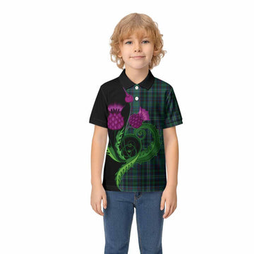 Killen Tartan Kid Polo Shirt Traditional Scottish Thistle