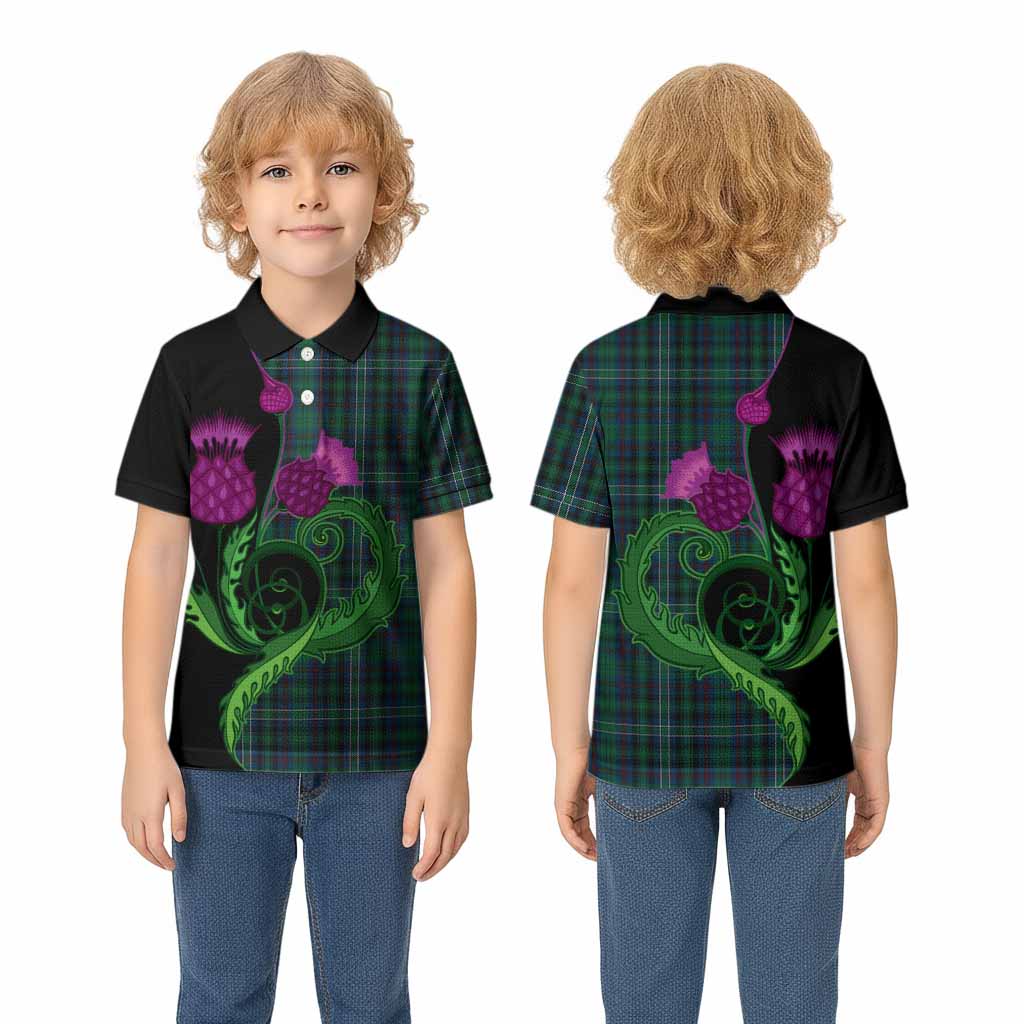 Killen Tartan Kid Polo Shirt Traditional Scottish Thistle