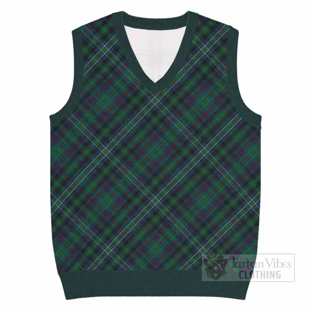 Killen Tartan  Knitted V-Neck Vest Cross Style
