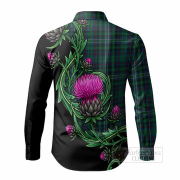 Killen Tartan Long Sleeve Button Shirts Resilient Scottish Thistle