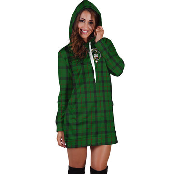 Kincaid Tartan Hoodie Dress with Family Crest - Tartan Vibes Clothing