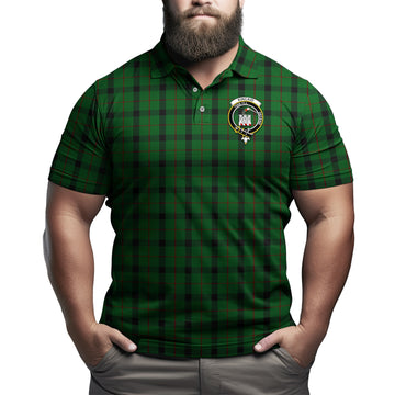 Kincaid Tartan Men's Polo Shirt with Family Crest