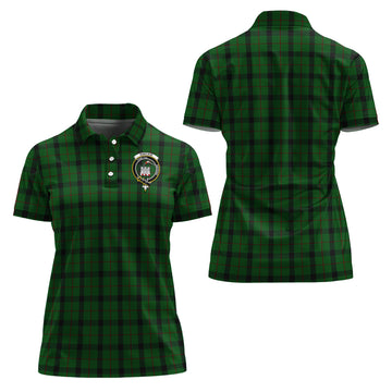 Kincaid Tartan Polo Shirt with Family Crest For Women