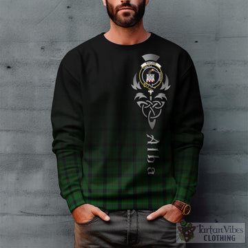 Kincaid Tartan Sweatshirt Featuring Alba Gu Brath Family Crest Celtic Inspired