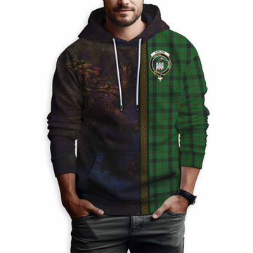 Kincaid Tartan Family Crest Hoodie Alba Gu Brath Be Brave Lion Ancient Style