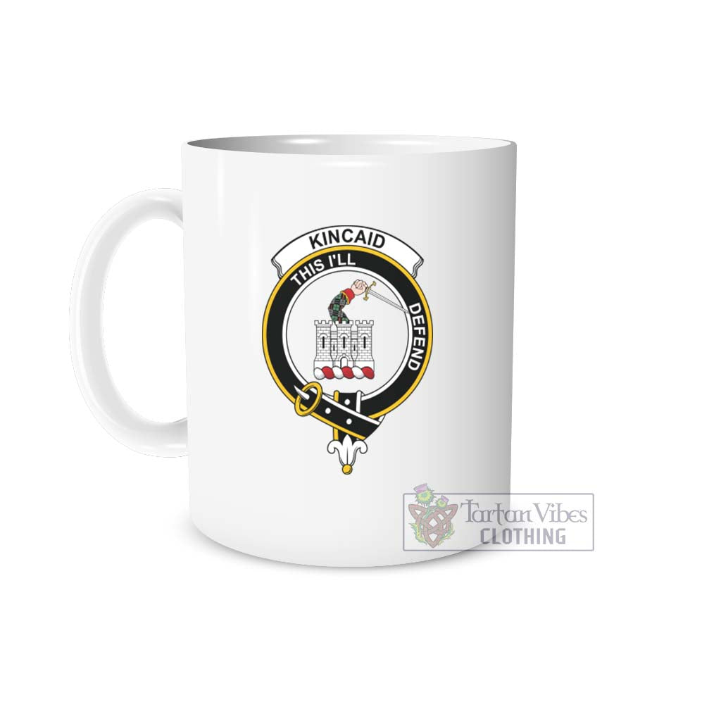 Kincaid Family Crest Ceramic Mug One Size 11oz size - 2D-tartanvibesclothing