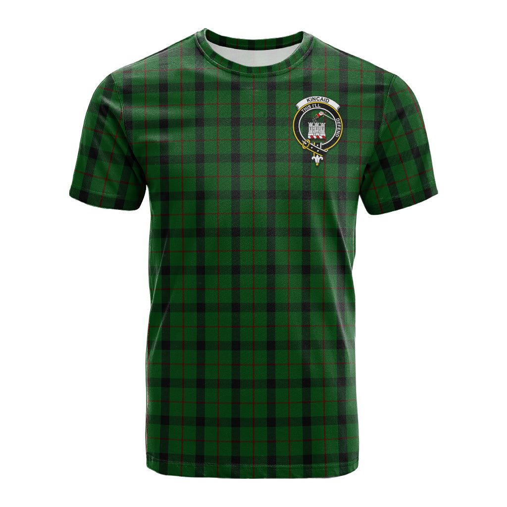 Kincaid Tartan T-Shirt with Family Crest - Tartan Vibes Clothing