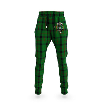 Kincaid Tartan Joggers Pants with Family Crest