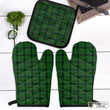 Kincaid Tartan Combo Oven Mitt & Pot-Holder Combo 1 Oven Mitt & 1 Pot-Holder Black - Tartan Vibes Clothing