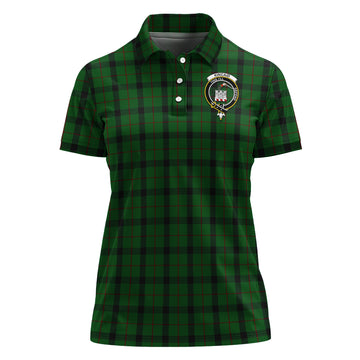 Kincaid Tartan Polo Shirt with Family Crest For Women