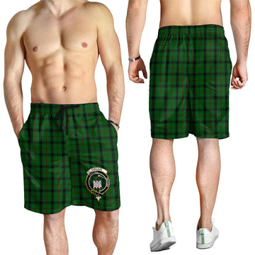 Kincaid Tartan Mens Shorts with Family Crest