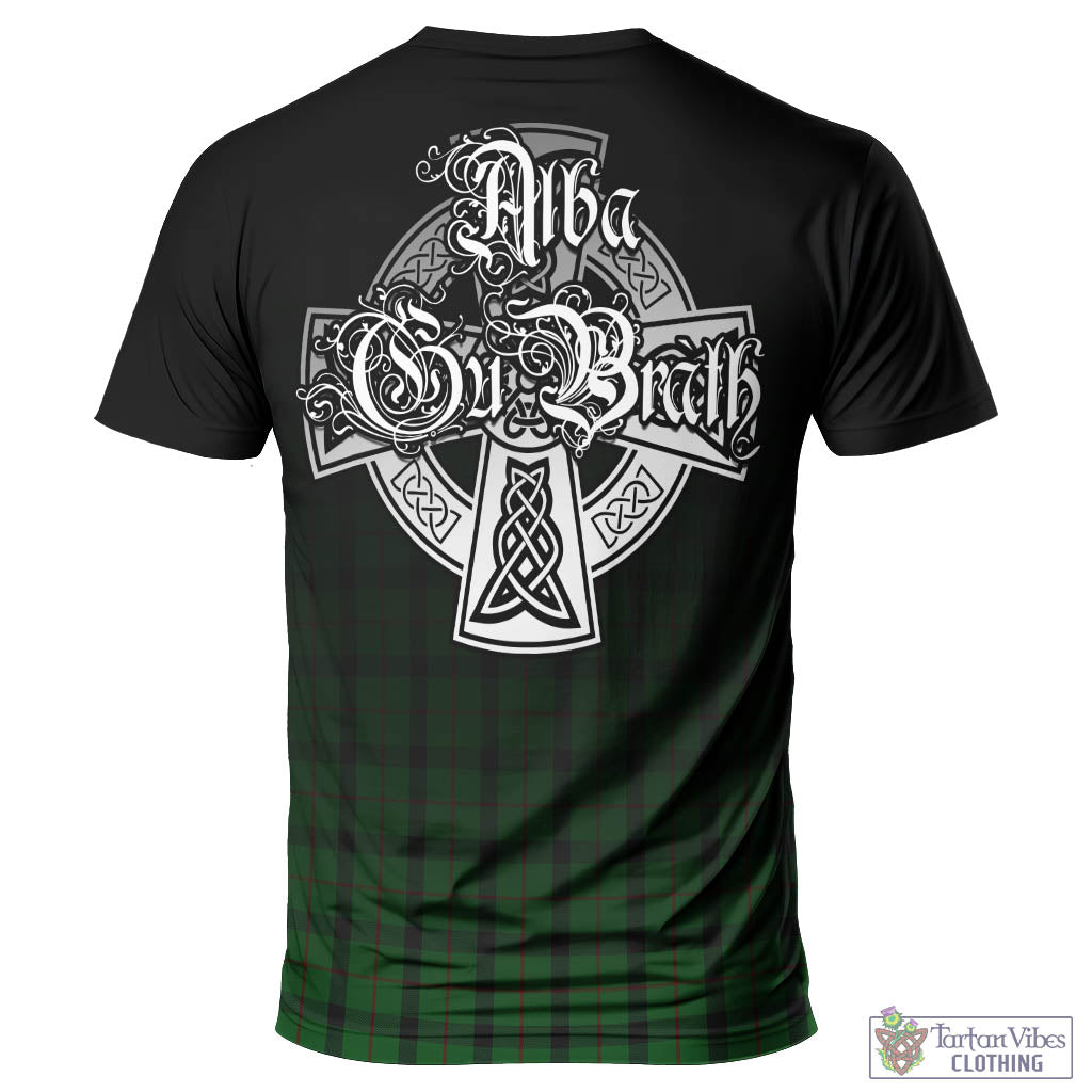 Tartan Vibes Clothing Kincaid Tartan T-Shirt Featuring Alba Gu Brath Family Crest Celtic Inspired