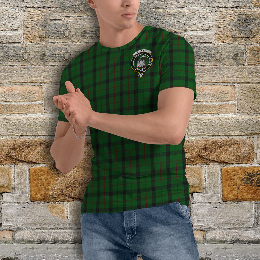Kincaid Tartan T-Shirt with Family Crest - Tartan Vibes Clothing
