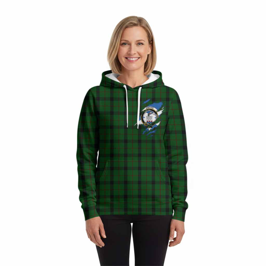 Kincaid Clan Crest In Me Tartan Hoodie Scotland Flag Style