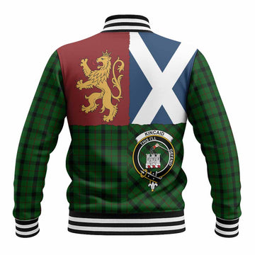 Kincaid Crest Tartan Baseball Jacket with Lion Rampant Saltire Style