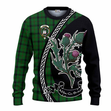 Kincaid Family Crest Tartan Knitted Sweater Alba Thistle Inspired - Tartan Vibes Clothing