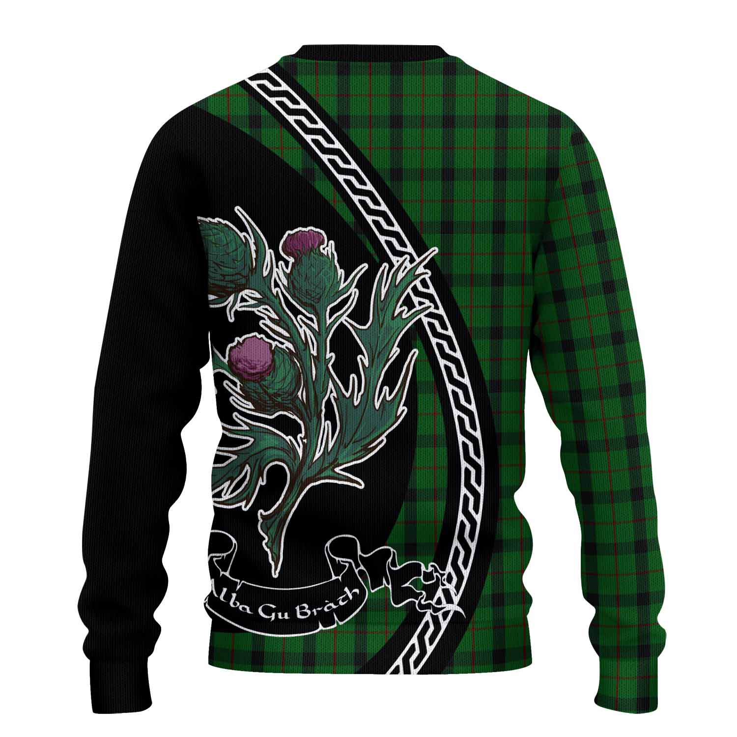 Kincaid Family Crest Tartan Knitted Sweater Alba Thistle Inspired - Tartan Vibes Clothing
