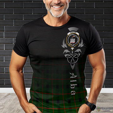 Kincaid Modern Tartan T-Shirt Featuring Alba Gu Brath Family Crest Celtic Inspired