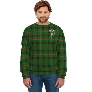 Kincaid Modern Tartan Sweatshirt with Family Crest
