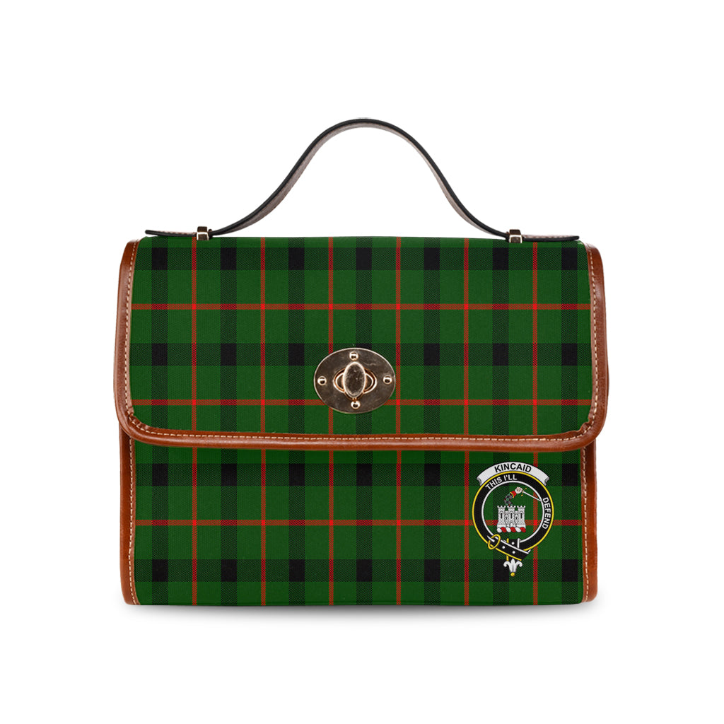 kincaid-modern-tartan-leather-strap-waterproof-canvas-bag-with-family-crest